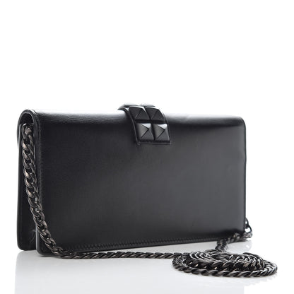 Prada City Calfskin Studded Mini Elektra Crossbody Bag Black 3 of 12