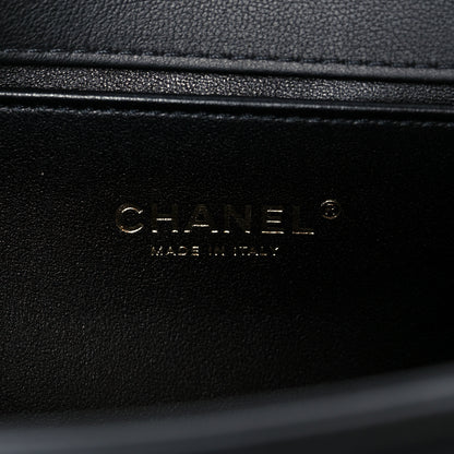 Chanel Lambskin Quilted Medium Boy Flap Black 6 of 11