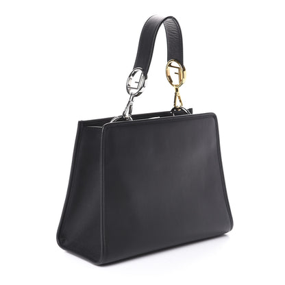 Fendi Vitello Century Opaco F is Fendi Small Runaway Satchel Black 3 of 9