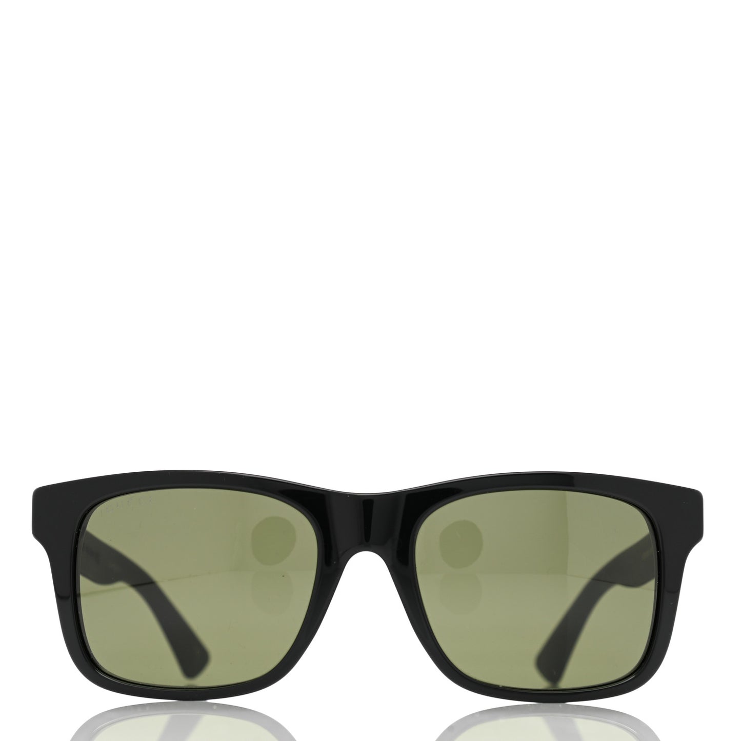 Square Frame Web Sunglasses GG0008S Black