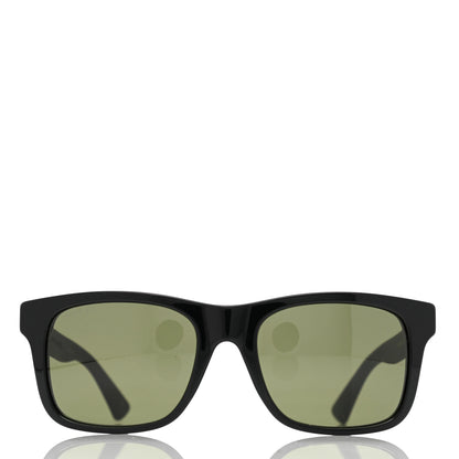 Gucci Square Frame Web Sunglasses GG0008S Black 2 of 9