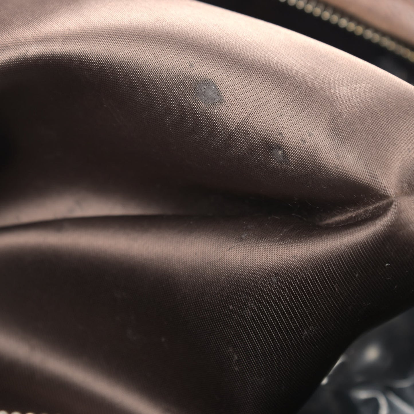 Caviar Quilted Camera Case Brown