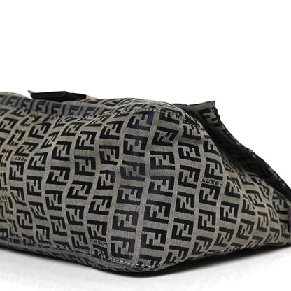 Fendi Zucchino Mama Baguette Navy 8 of 11