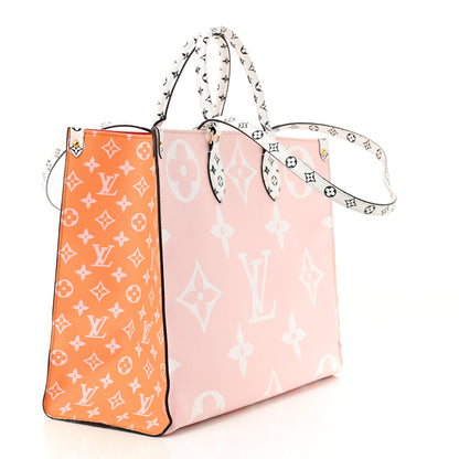 Louis Vuitton LOUIS VUITTON Monogram Giant Onthego GM Rouge Rose 3 of 11