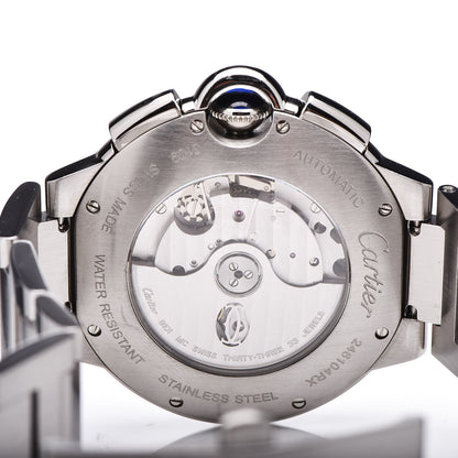 Cartier Stainless Steel 44mm Ballon Bleu De Cartier Chronograph Automatic Watch Black 5 of 7