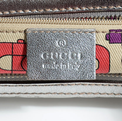 Gucci Guccissima Princy Satchel Silver 6 of 7