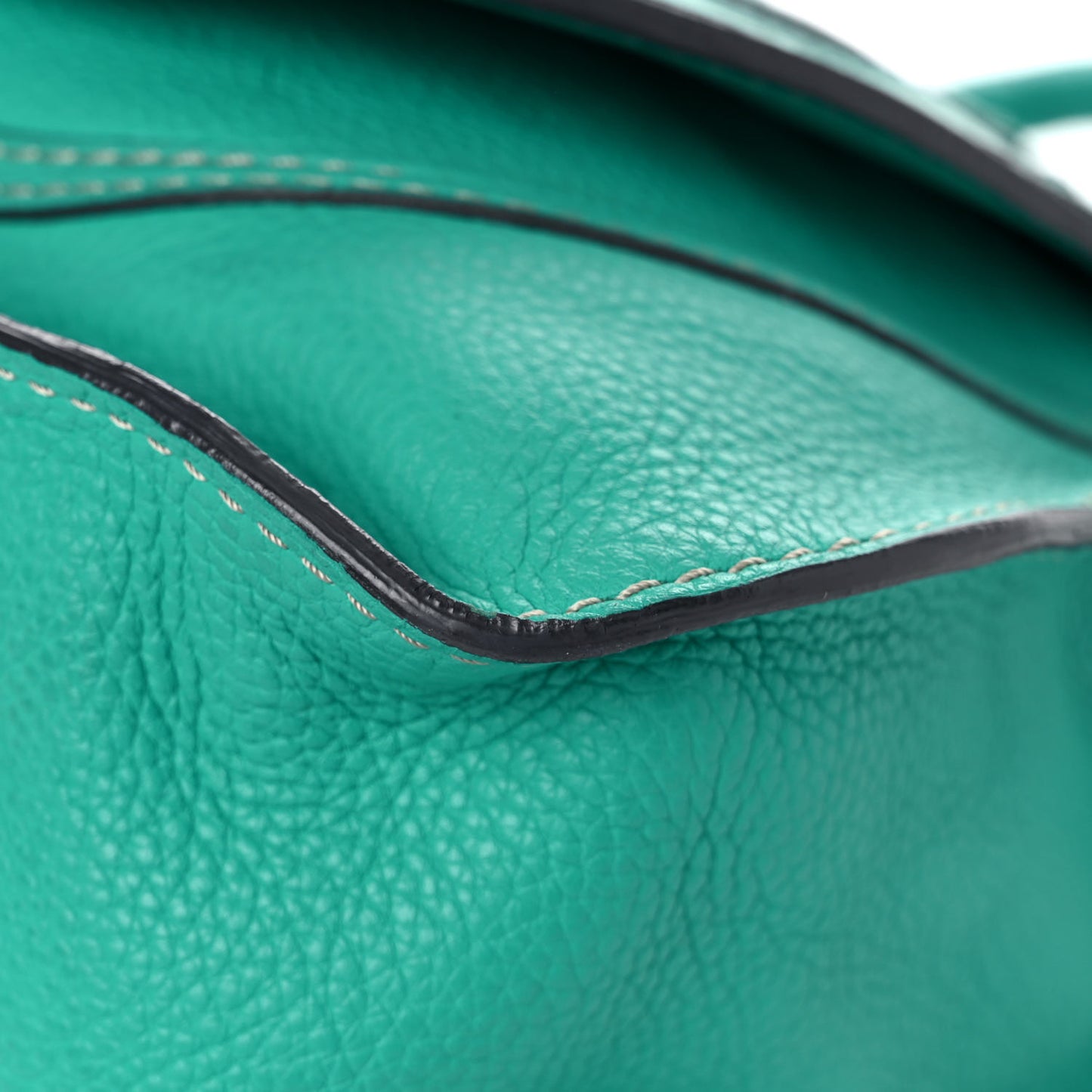 Calfskin Medium Marcie Satchel Jade Green
