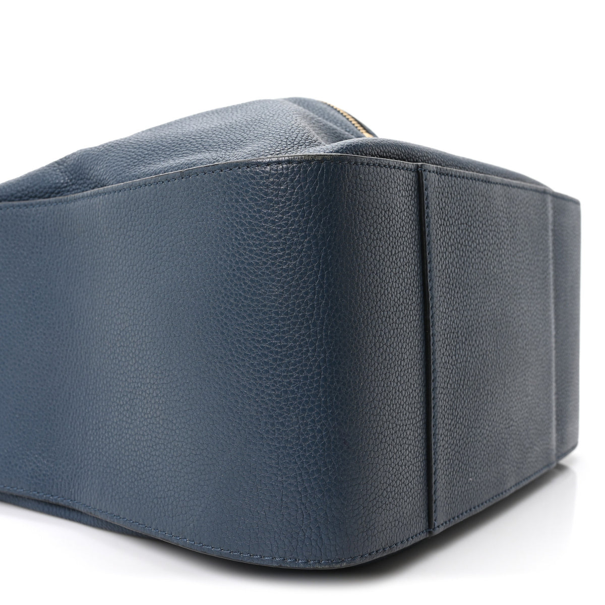 Grained Calfskin Small Hammock Shoulder Bag Marine