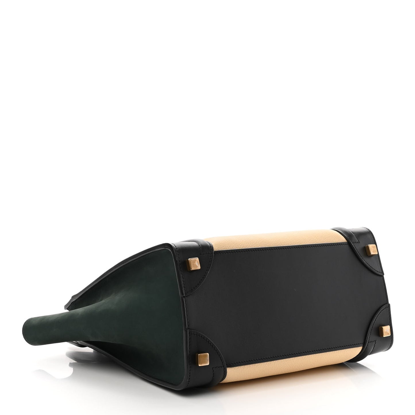 Baby Grained Calfskin Nubuck Micro Tri-Color Luggage