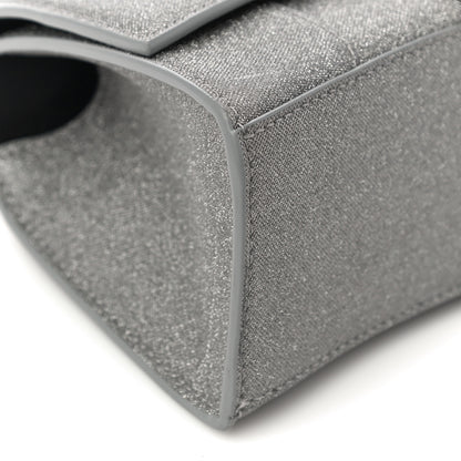 Balenciaga Glitter Fabric Hourglass Top Handle Bag XS Grey 10 of 11