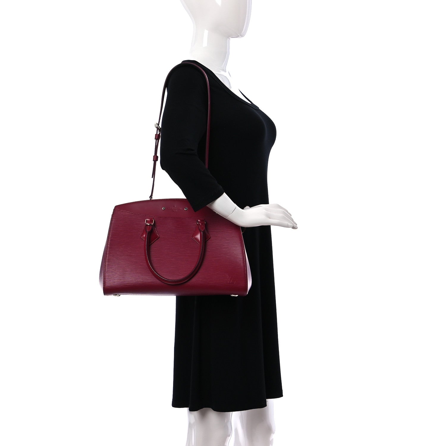 Louis Vuitton Epi Soufflot MM Fuchsia 2 of 8