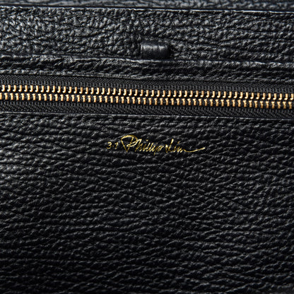 3.1 Phillip Lim Textured Calfskin Large Pashli Satchel Black 8 of 10