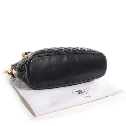 Chanel Lambskin Quilted Shoulder Bag Black 4 of 7