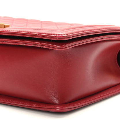 Chanel Calfskin Quilted New Medium Boy Flap Red 8 of 9