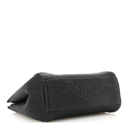 Chanel Satin Crystal Small Camellia Evening Bag Black 4 of 12