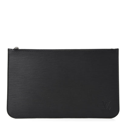 Louis Vuitton Epi Neverfull Pochette MM GM Black 1 of 10