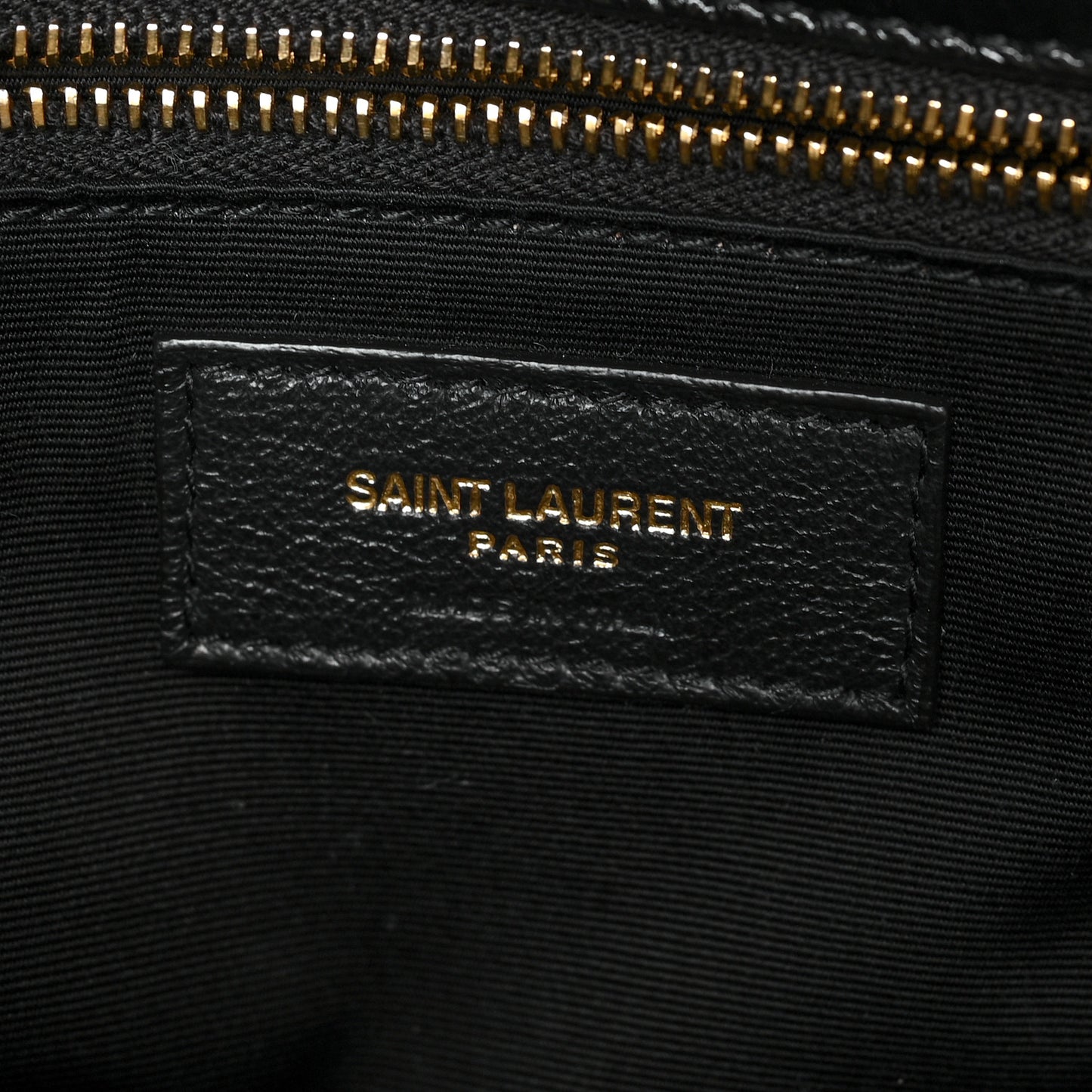 Crinkled Calfskin Matelasse Monogram Medium Niki Chain Satchel Black