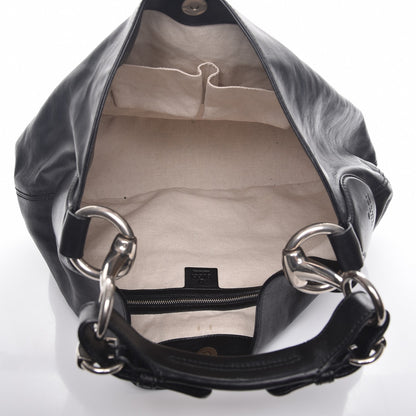 Gucci Soft Calfskin Icon Hobo Black 5 of 17