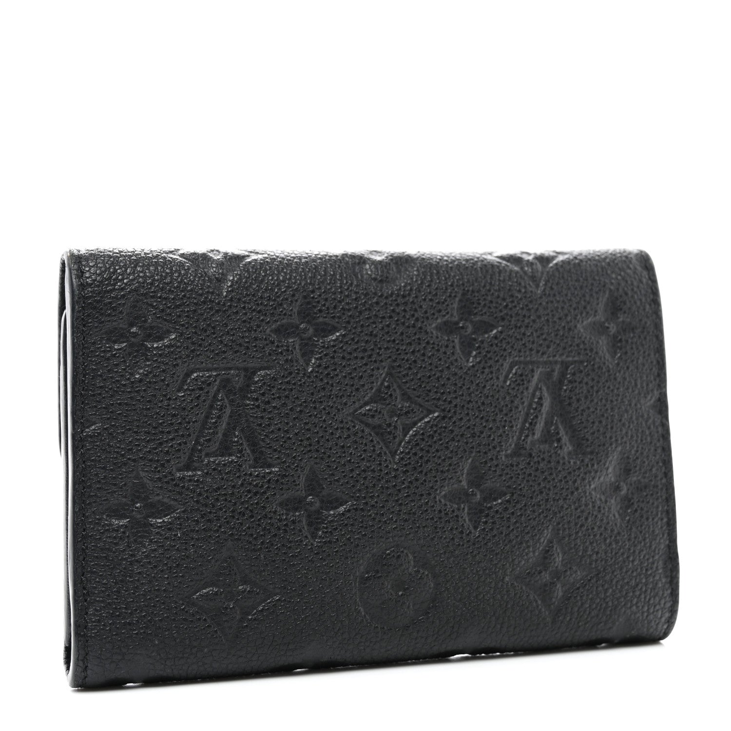 Louis Vuitton Empreinte Compact Curieuse Wallet Black 3 of 7