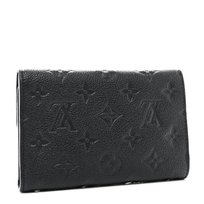 Louis Vuitton Empreinte Compact Curieuse Wallet Black 3 of 7