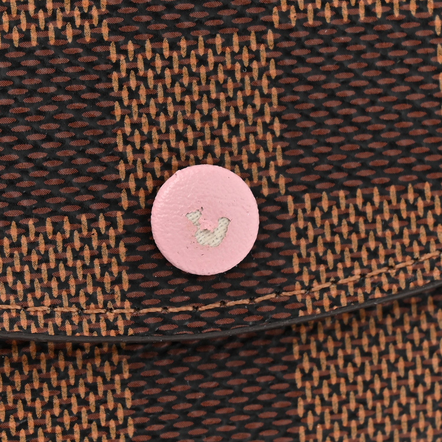 Louis Vuitton Damier Ebene Rosalie Coin Purse Rose Ballerine 8 of 8