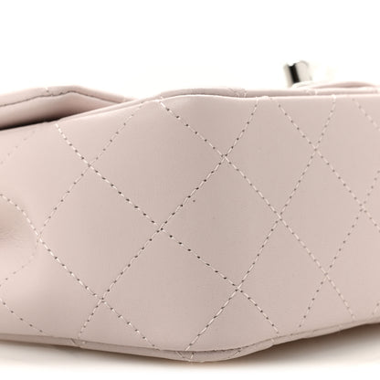 Chanel Lambskin Quilted Mini Rectangular Flap Light Purple 9 of 12