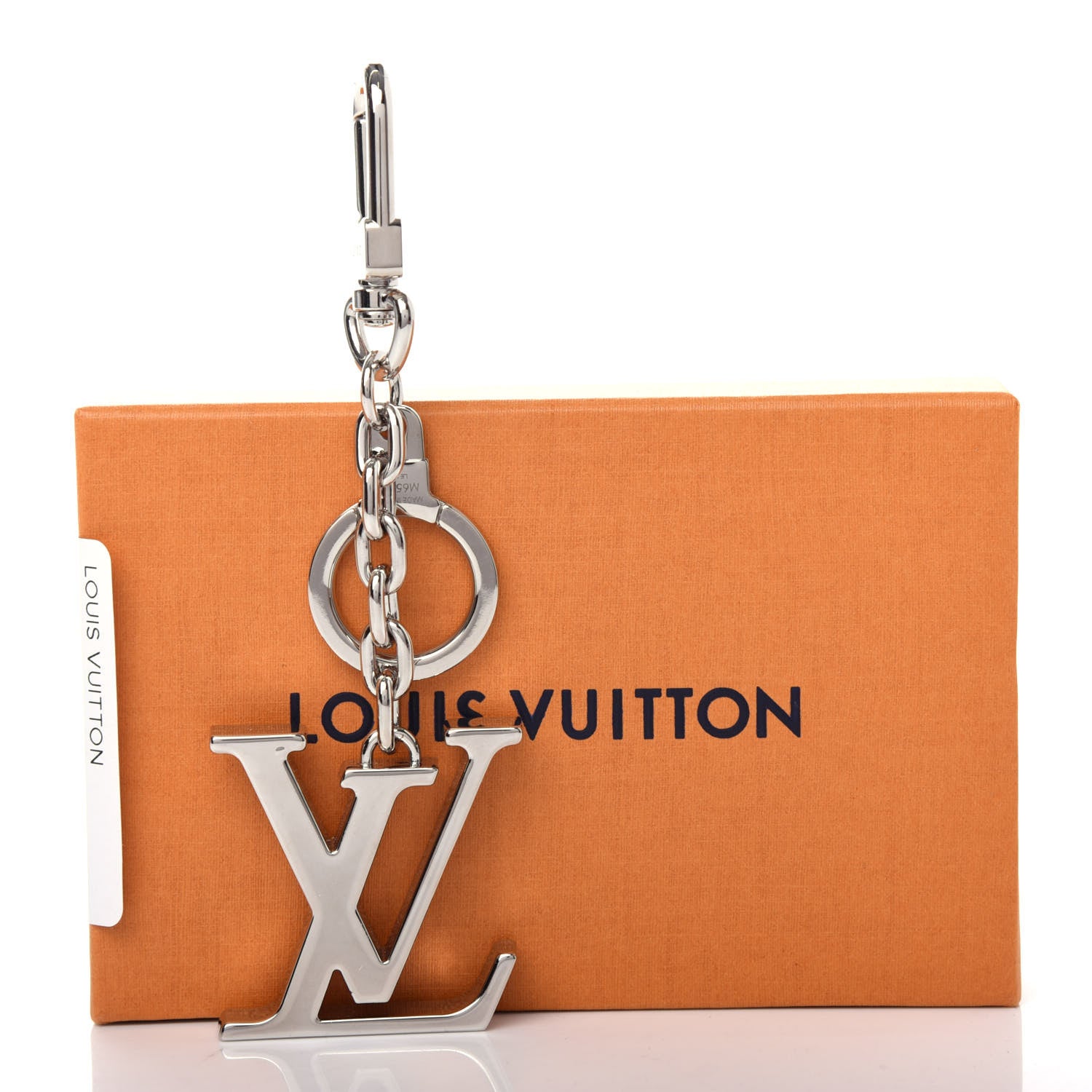 Louis Vuitton LV Facettes Bag Charm Key Holder Silver 5 of 5