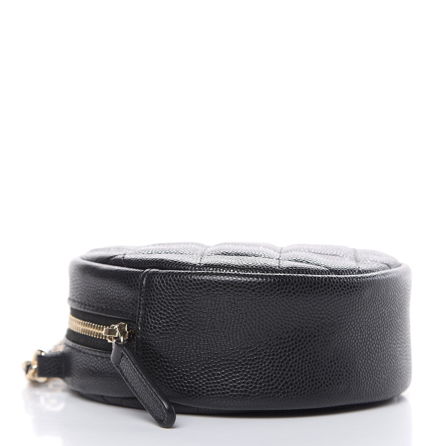 Chanel Caviar Quilted Round Clutch With Chain Black 4 of 9