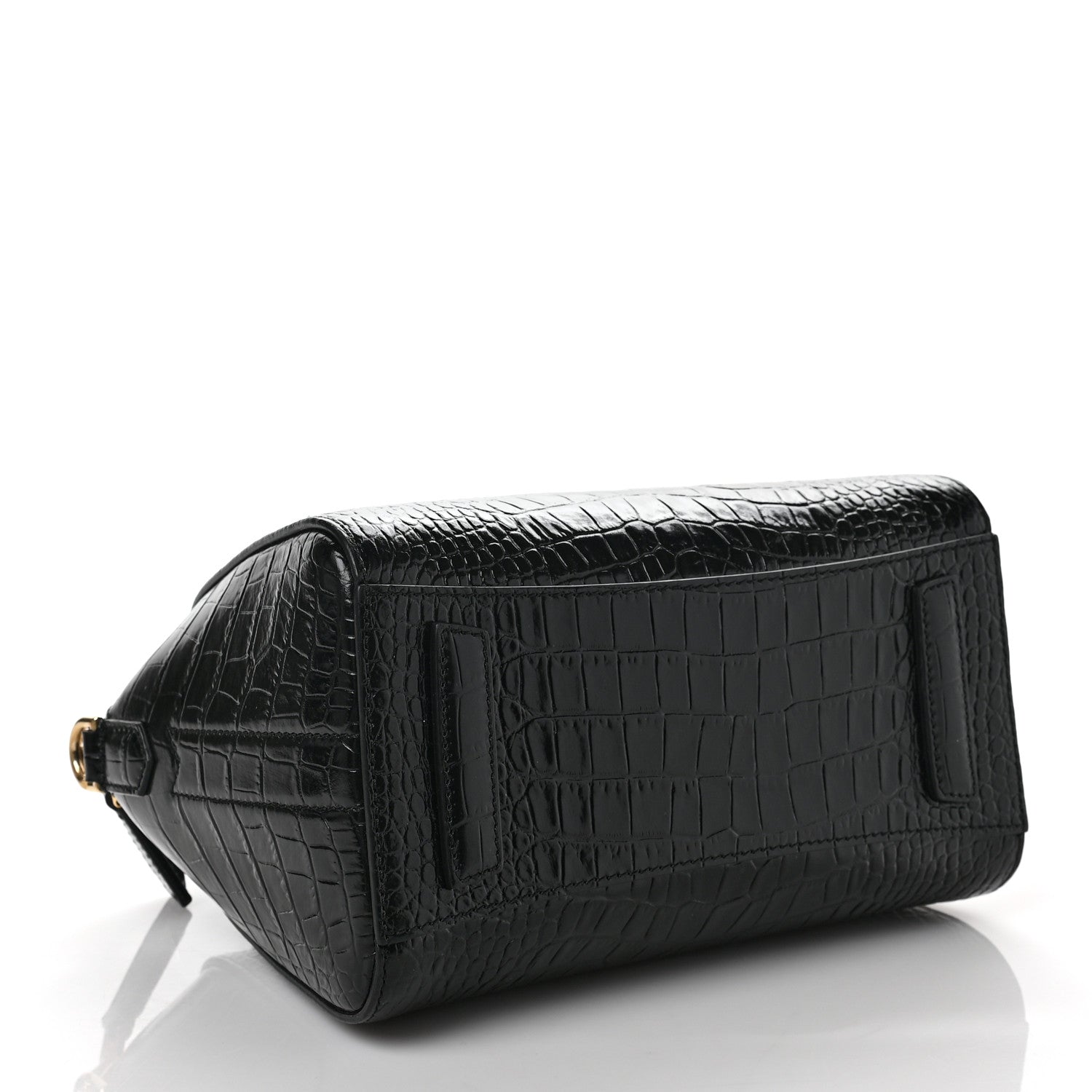Givenchy Calfskin Crocodile Embossed Mini Antigona Black 4 of 8