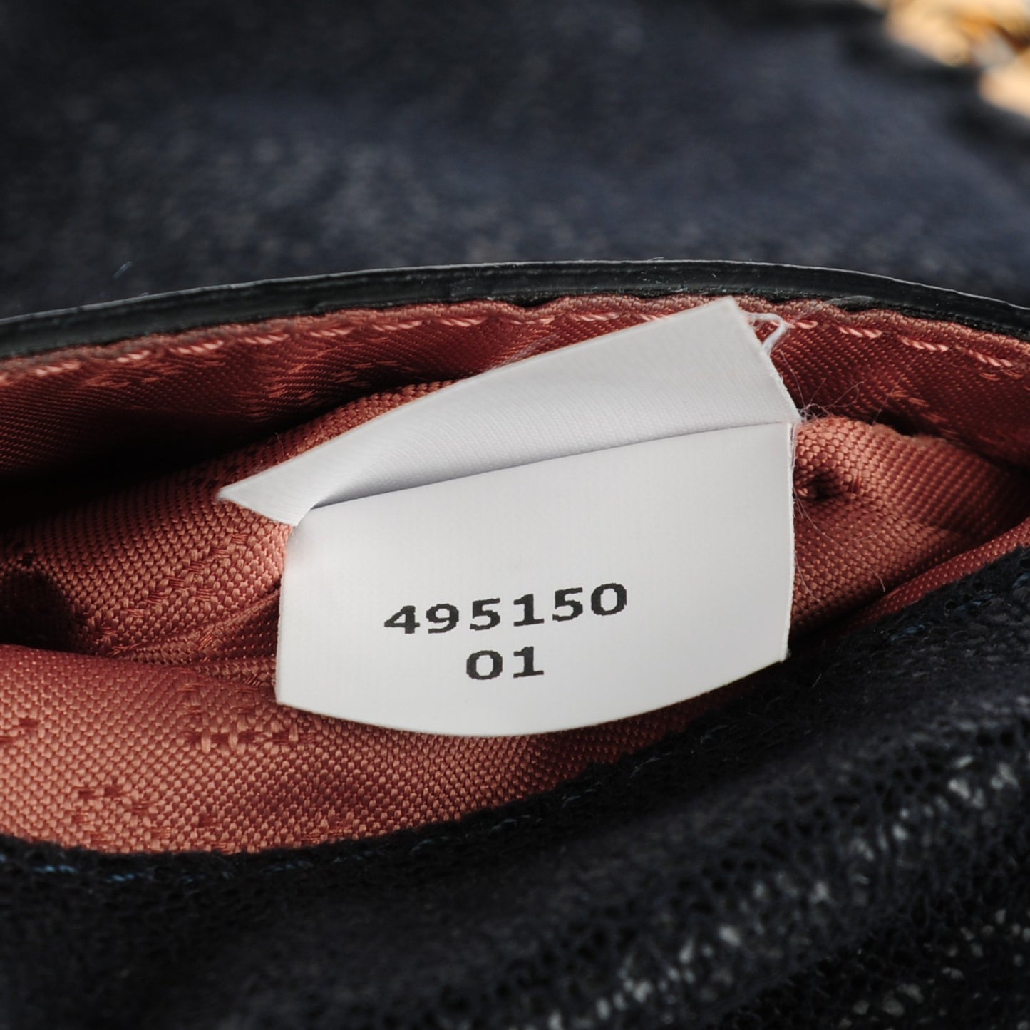 Shaggy Deer Mini Falabella Tote Navy