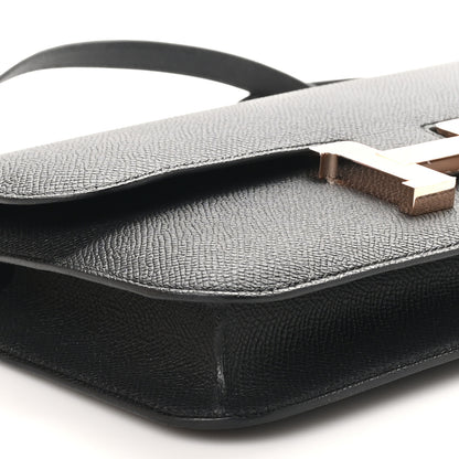 Hermes Epsom Constance 1-Elan Black 10 of 12