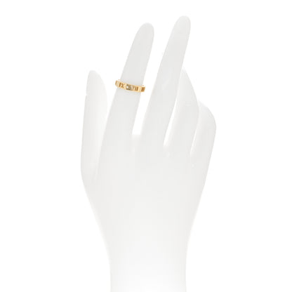 Tiffany 18K Yellow Gold Diamond Atlas Pierced Ring 47 4 2 of 4