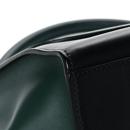 Celine Smooth Calfskin Medium Trapeze Bottle Green 8 of 14