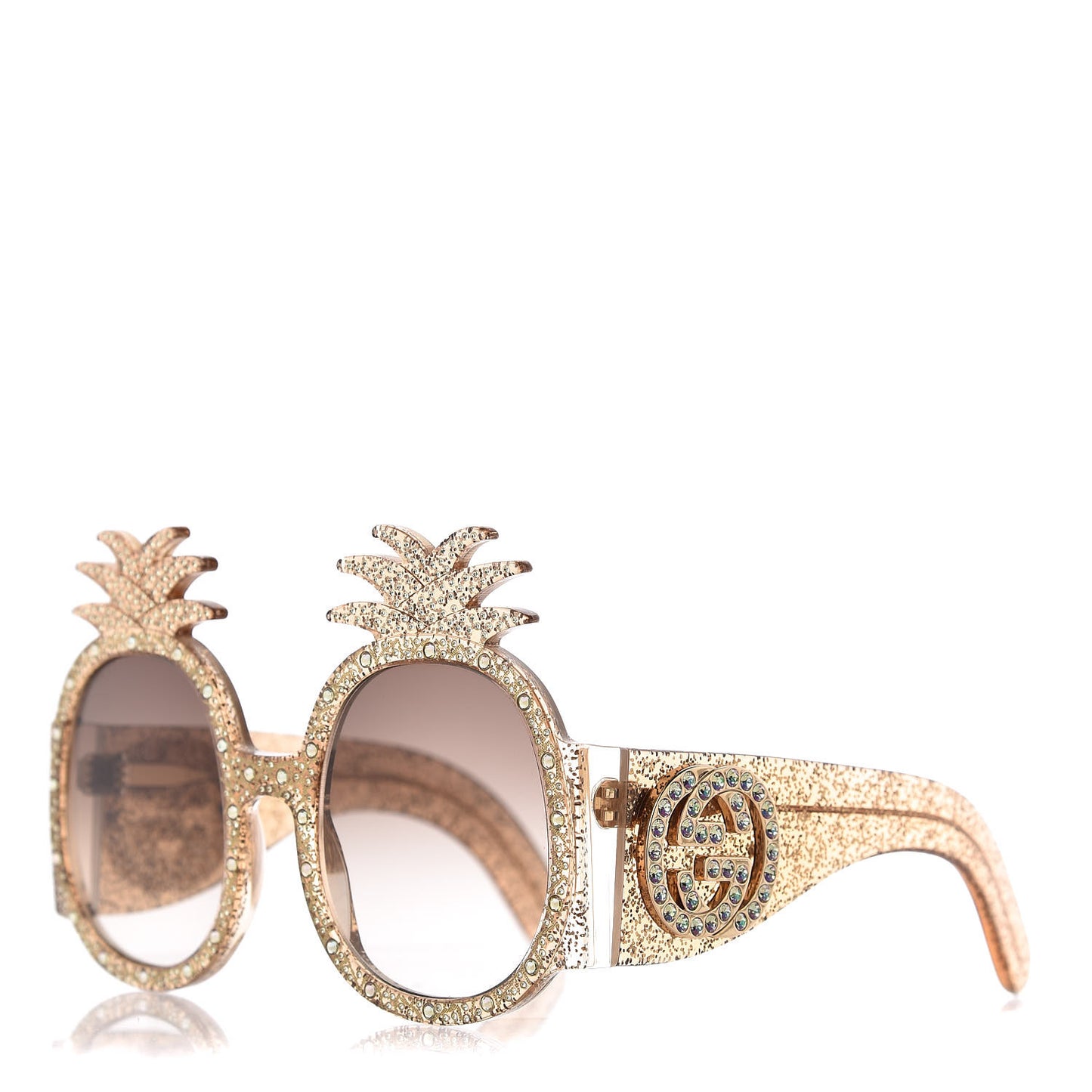 Acetate Pineapple GG0150/S Sunglasses Gold
