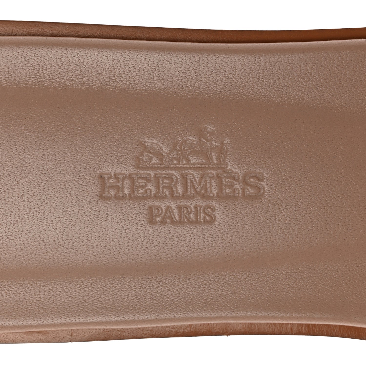 Hermes Box Calfskin Oran Sandals 36.5 Bois De Santal 7 of 9