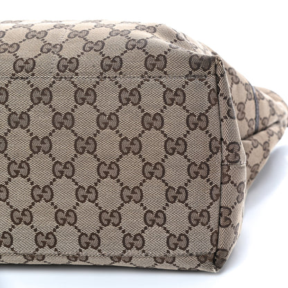 Gucci Monogram Web Large Diaper Tote Brown 8 of 17