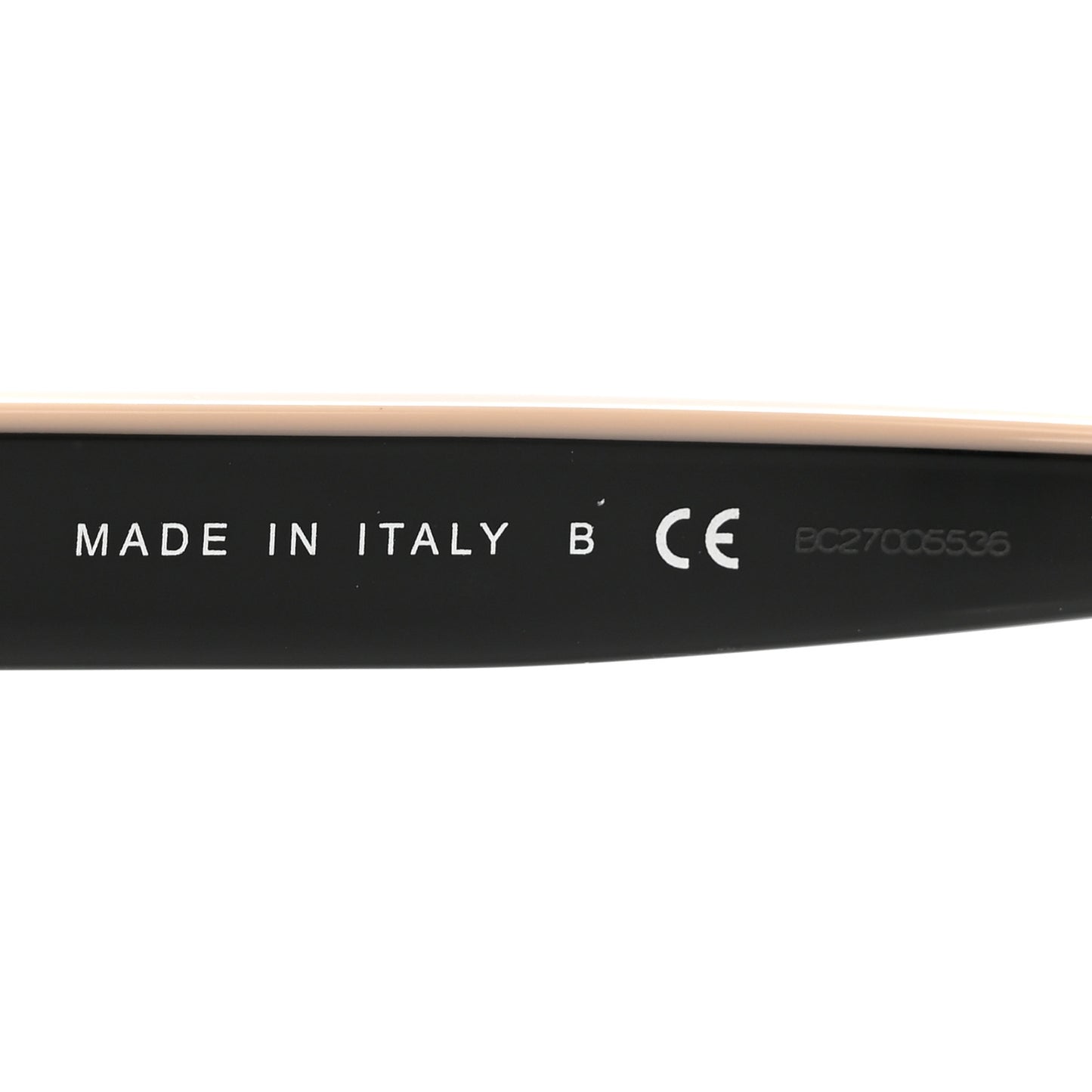 Acetate CC Butterfly Sunglasses 5414 Black Beige