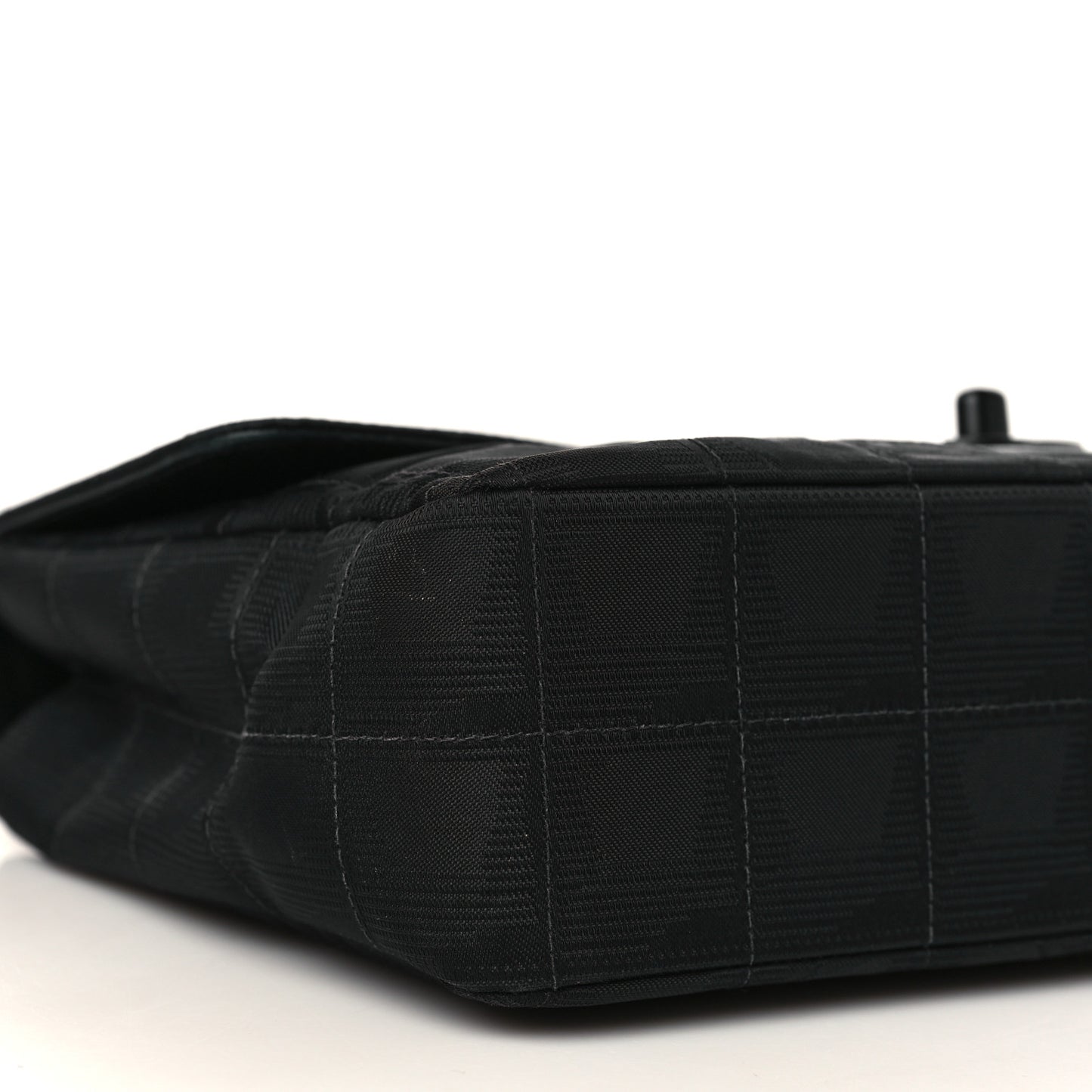 Nylon Medium Travel Flap Black