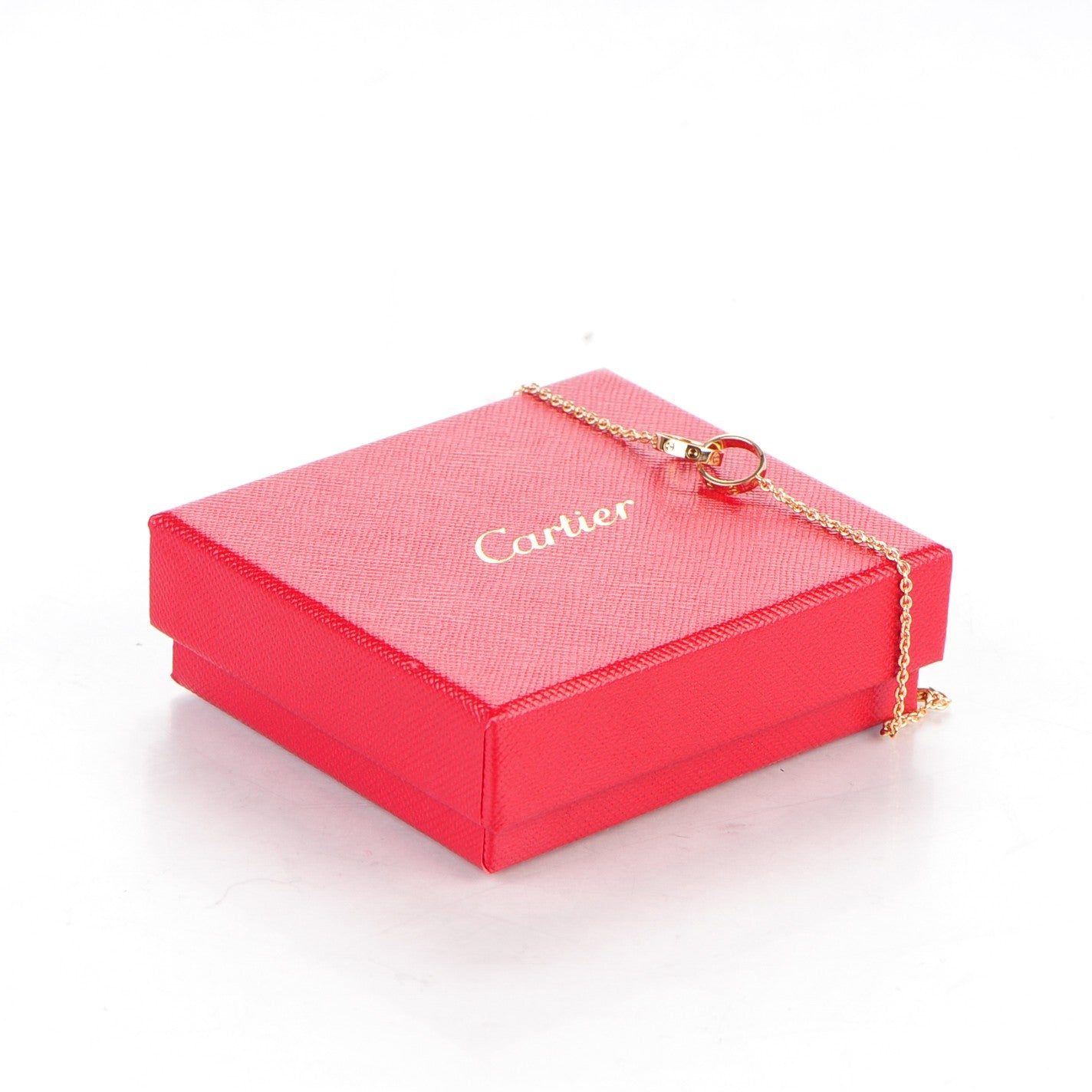 Cartier 18K Pink Gold Interlocking LOVE Bracelet 6 of 6