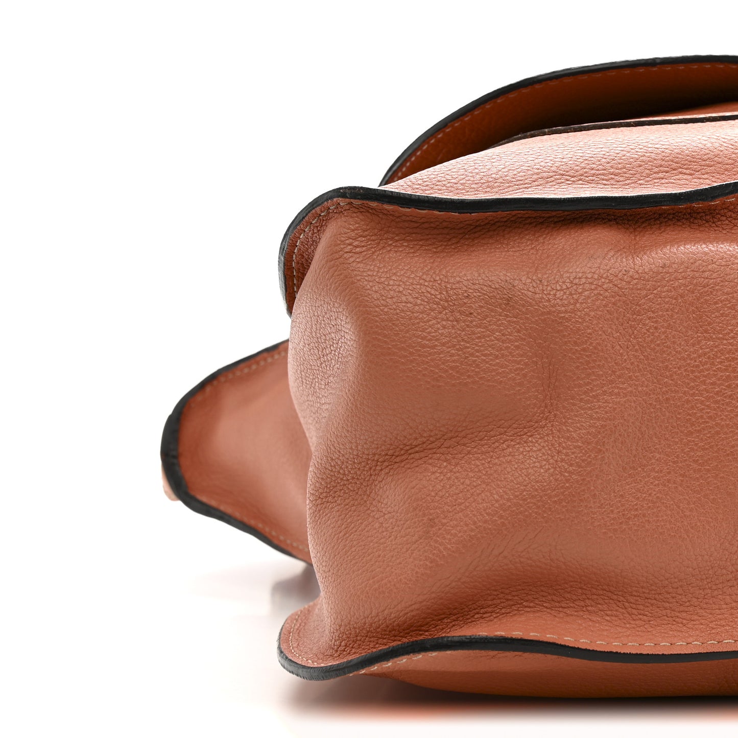 Calfskin Large Marcie Satchel Coral