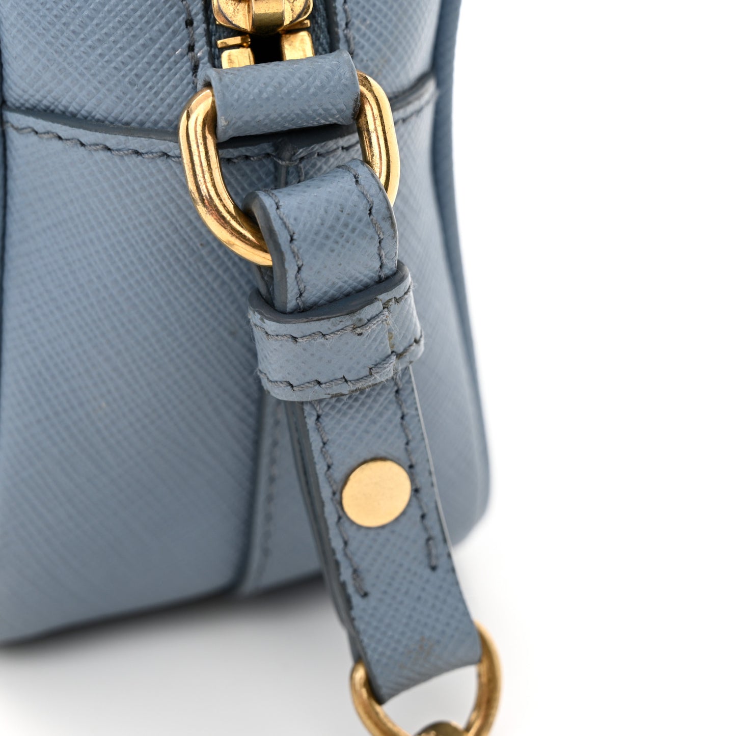 Saffiano Mini Camera Crossbody Bag Astrale