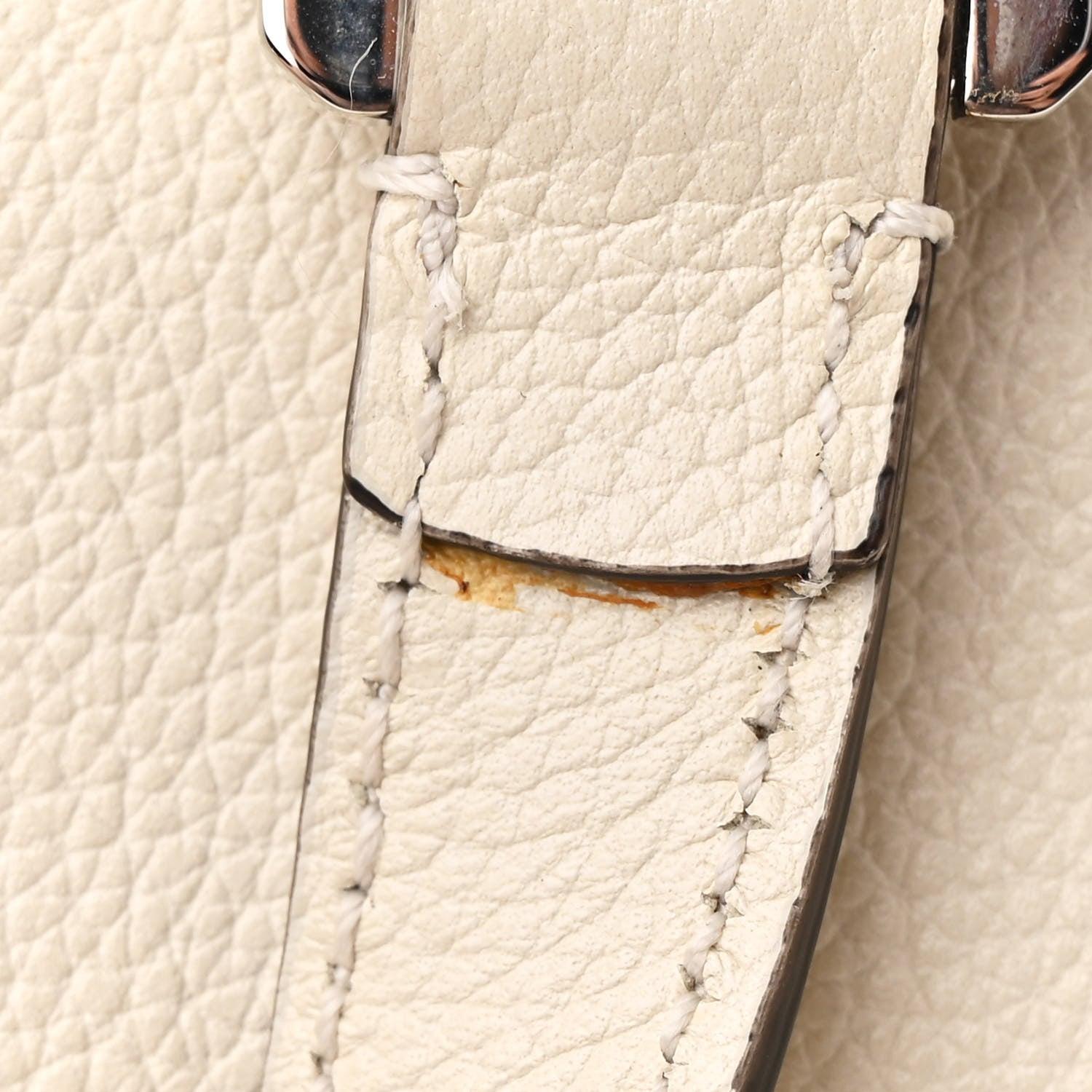 Gucci Grainy Calfskin Medium Zumi Top Handle Bag Mystic White 14 of 16