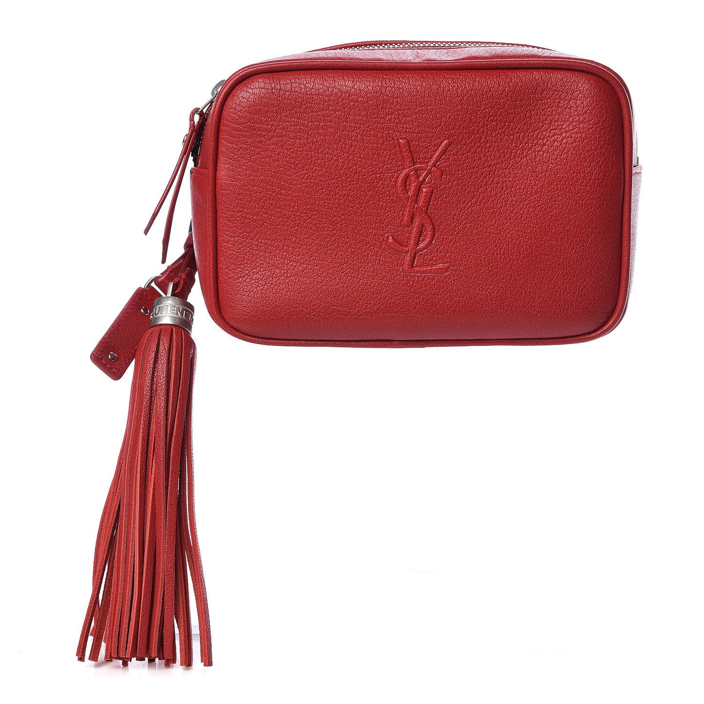 Lambskin Monogram Lou Belt Bag Red