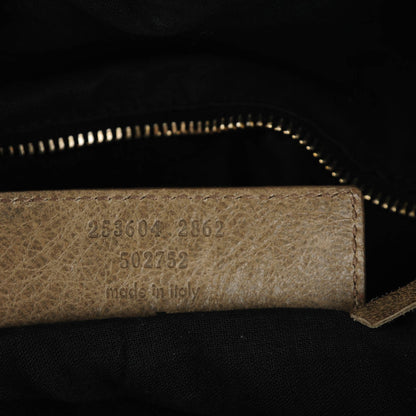Balenciaga Agneau Arena Laser Cut Cross Classic Gold Hardware Medium Pampille Gris Poivre 11 of 11