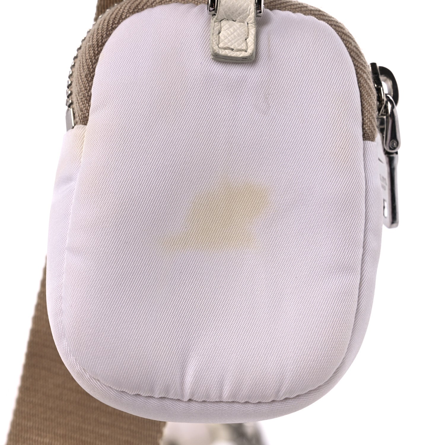 Prada Nylon Re-Edition 2005 Shoulder Bag White 12 of 16