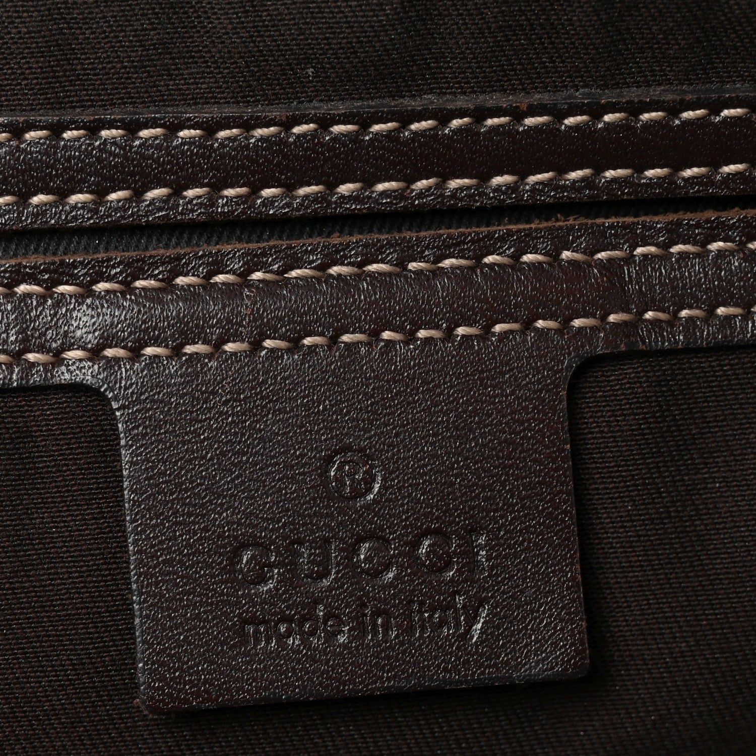 Gucci GG Supreme Monogram Belt Bag Dark Brown 6 of 10