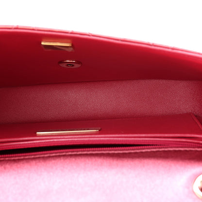 Chanel Mirror Calfskin Metallic Calfskin Medium Hollywood Boulevard Flap With Star Coin Purse Pink 5 of 11