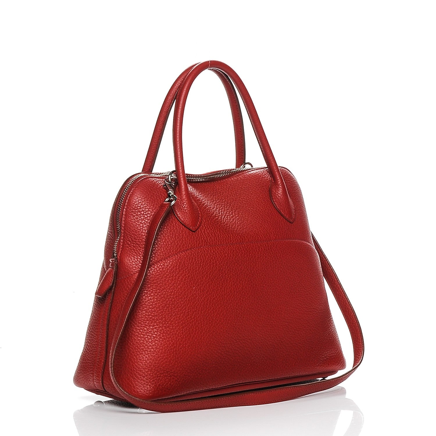 Hermes Taurillon Clemence Bolide 31 Rouge Vif 3 of 9
