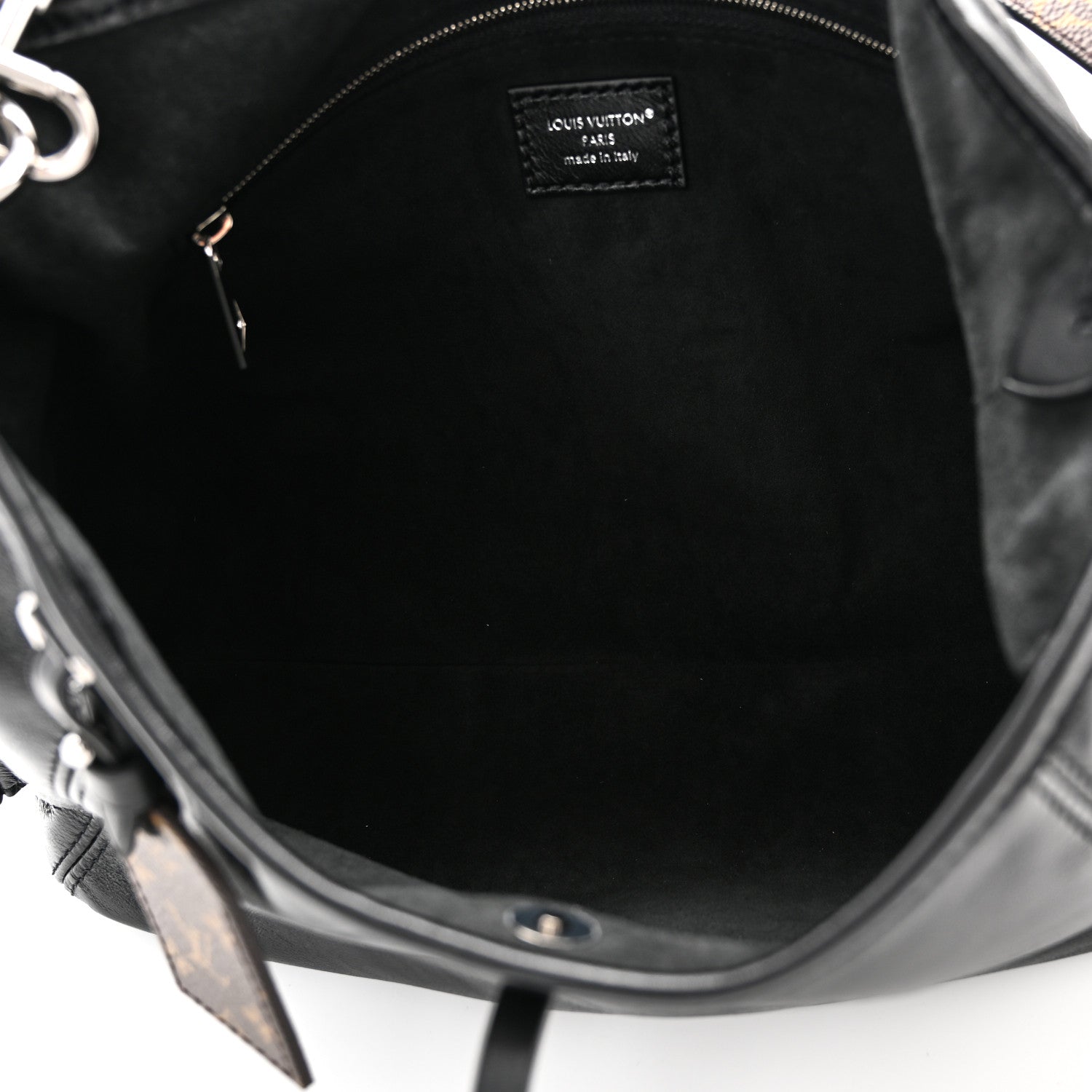 Louis Vuitton Lambskin CarryAll Cargo Vibe PM Black 5 of 9