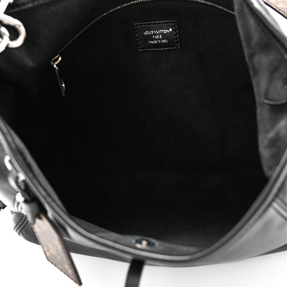 Louis Vuitton Lambskin CarryAll Cargo Vibe PM Black 5 of 9